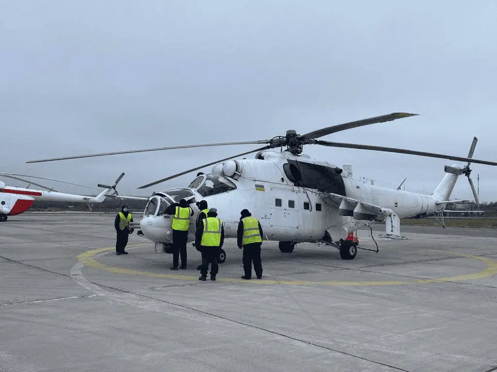 Mi-24 attack helicopter